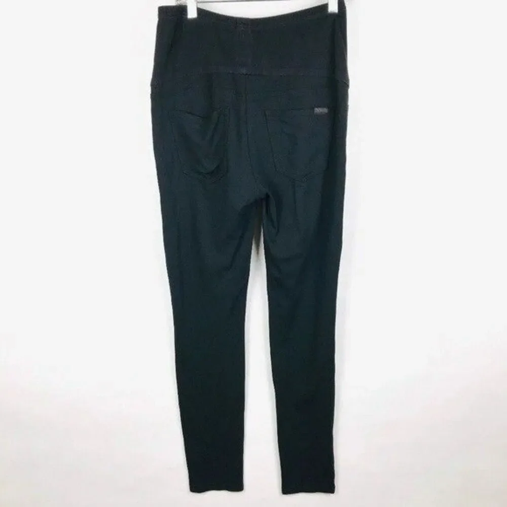 7 For All Mankind Maternity Jeggings Women Large Black Stretch Pant Pregnant